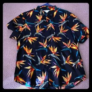 old navy hawaiian shirt men